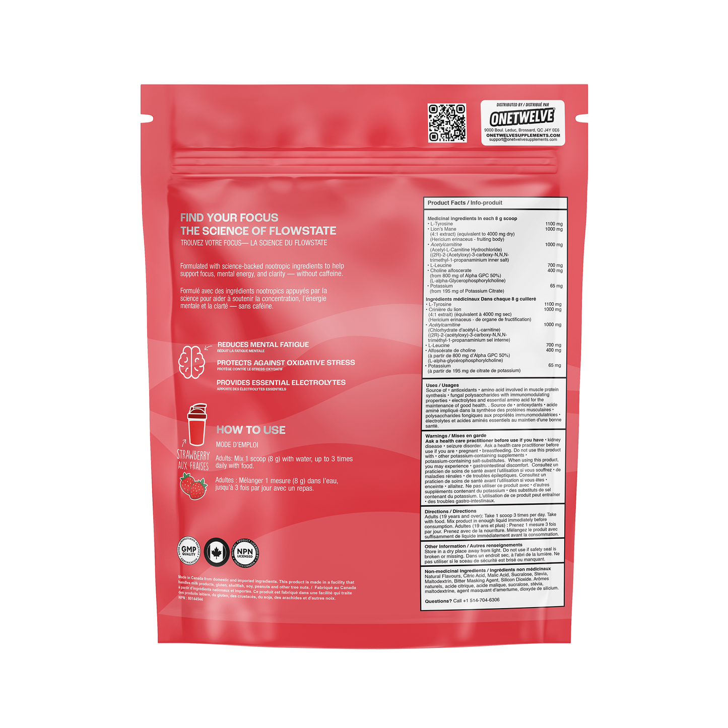 Limonade aux fraises